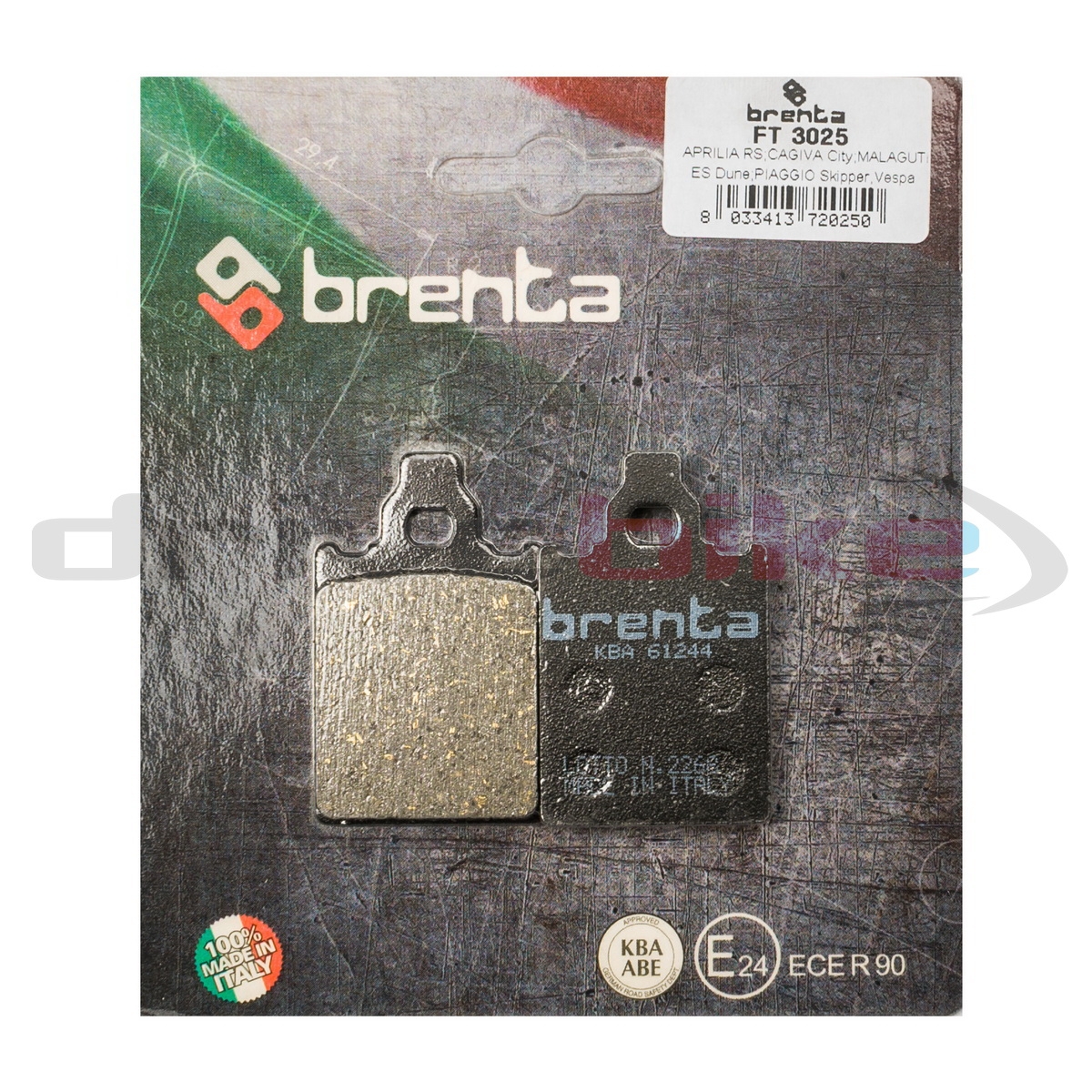 BRENTA FT3025 - тормозные накладки