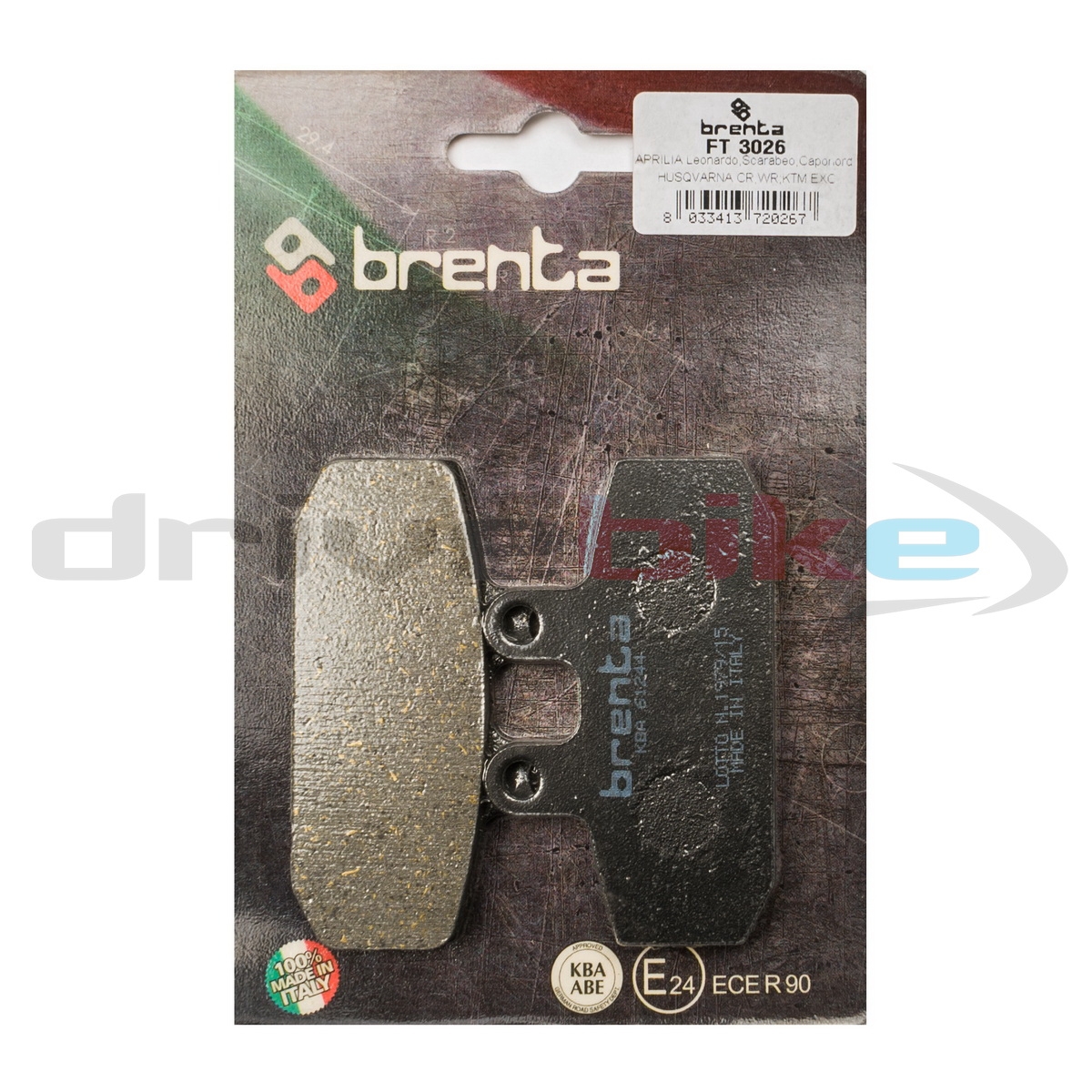 BRENTA FT3026 - тормозные накладки