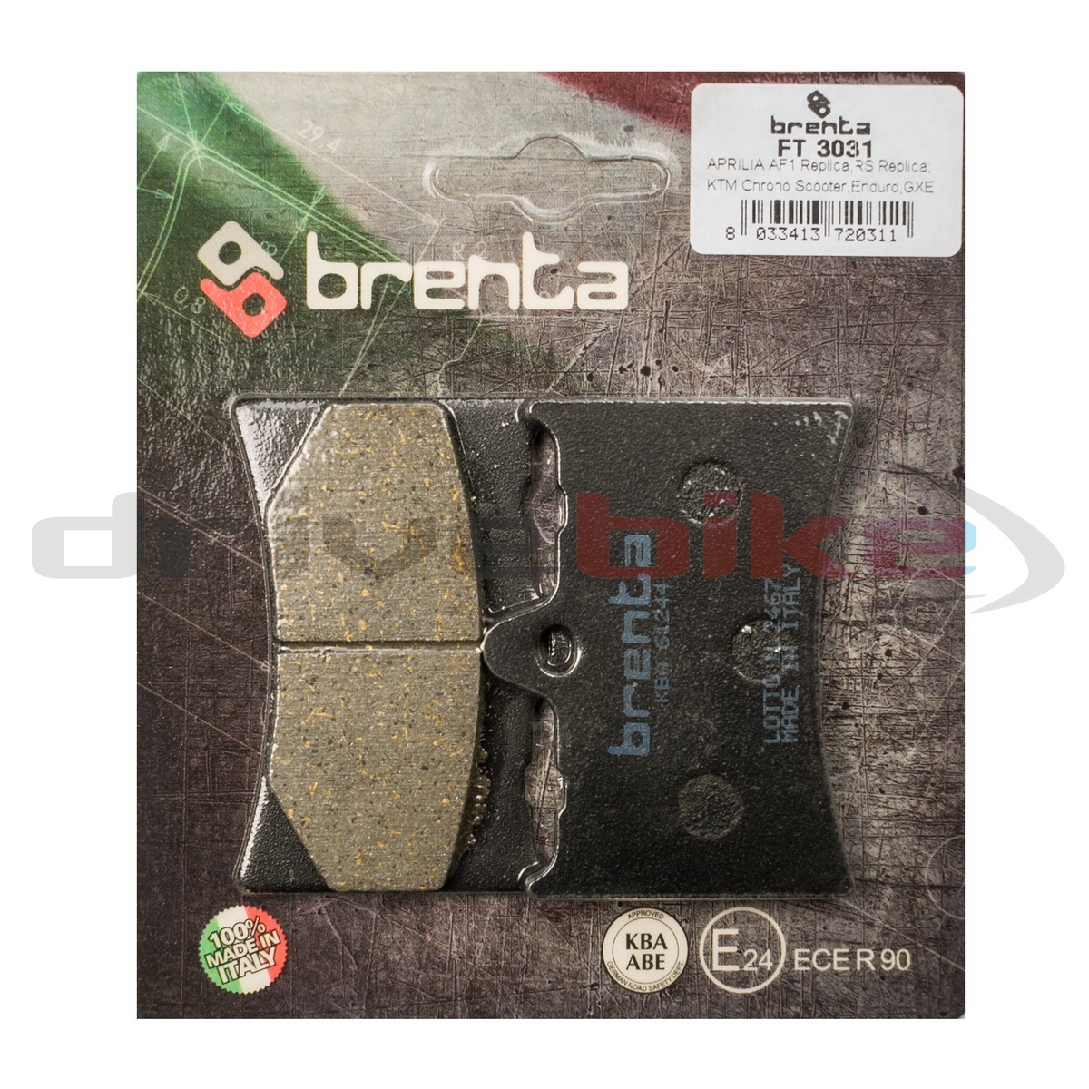BRENTA FT3031 - тормозные накладки