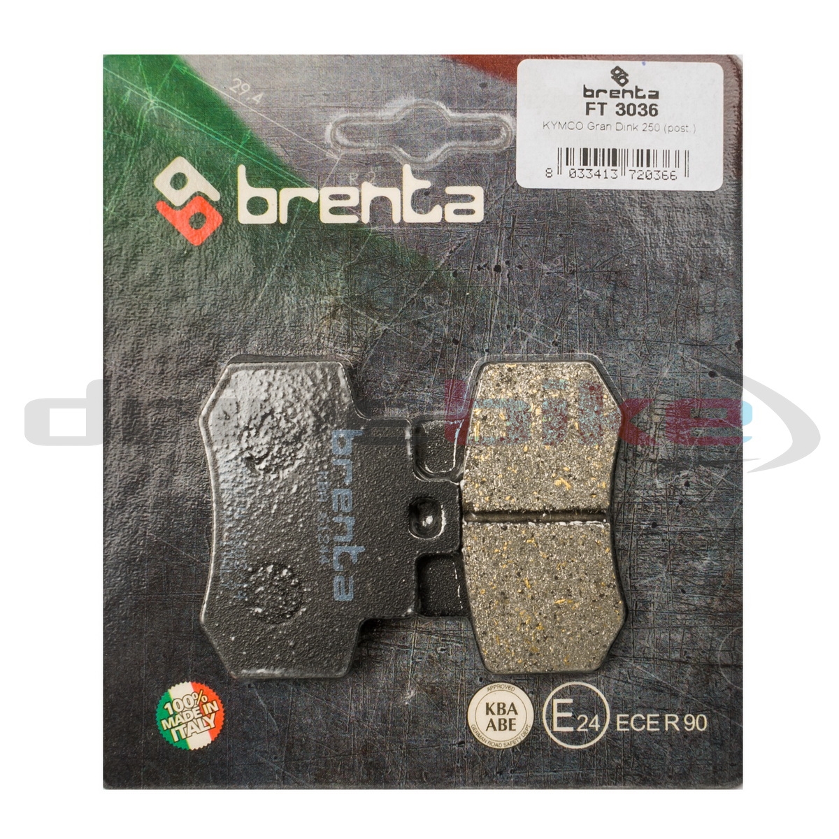 BRENTA FT3036 - тормозные накладки