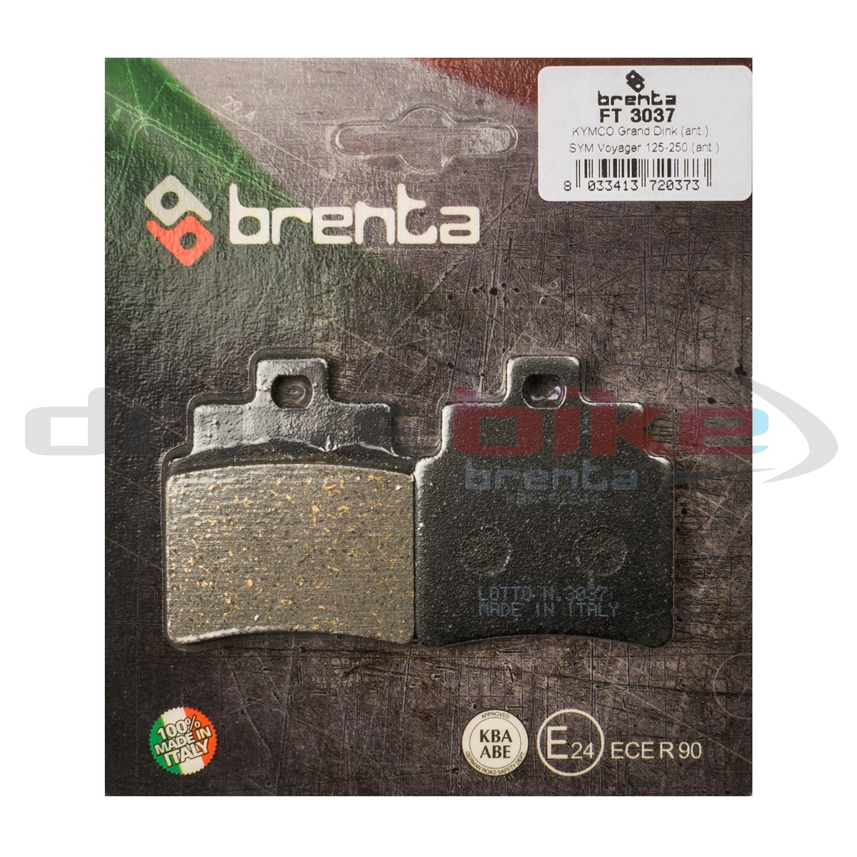 BRENTA FT3037 - тормозные накладки