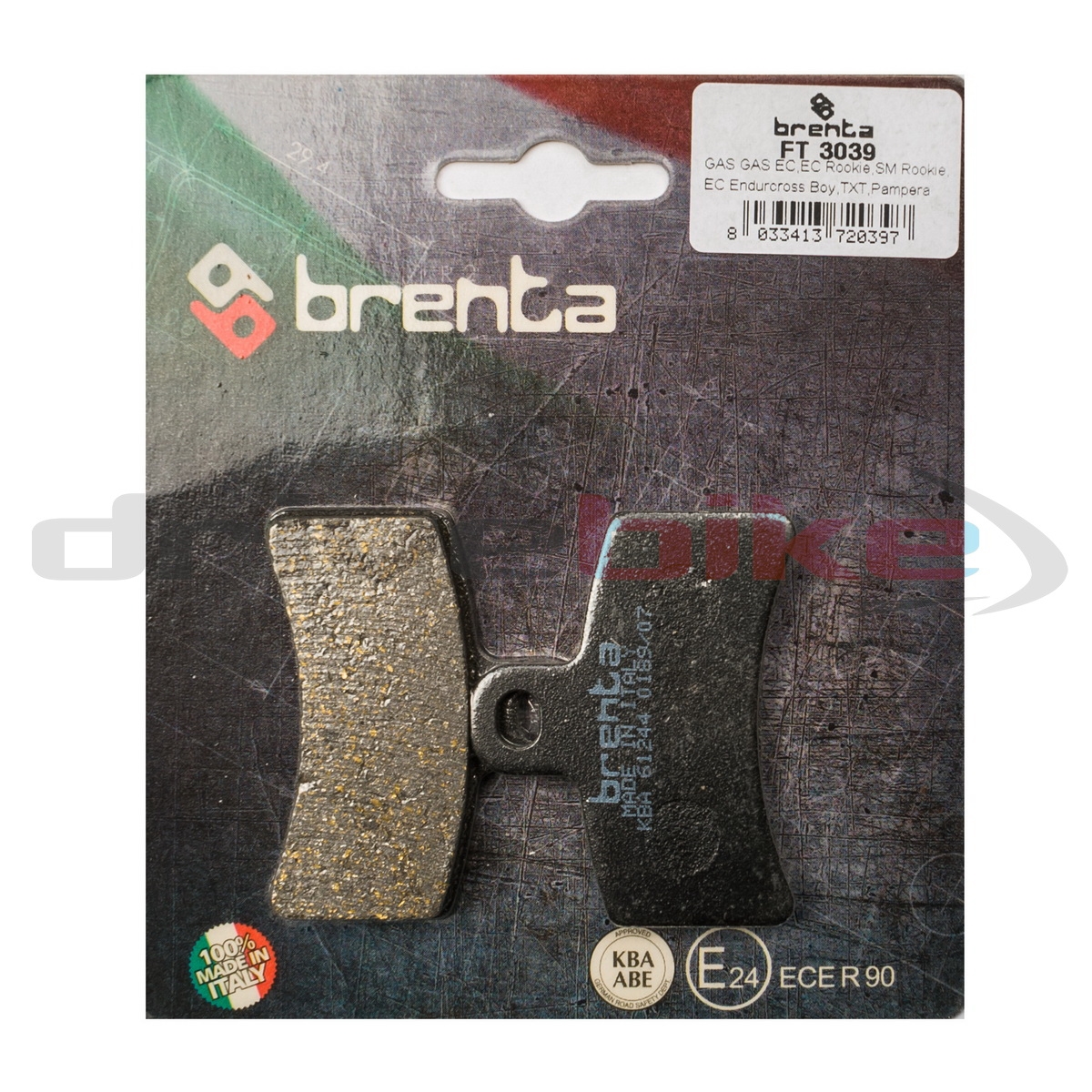 BRENTA FT3039 - тормозные накладки