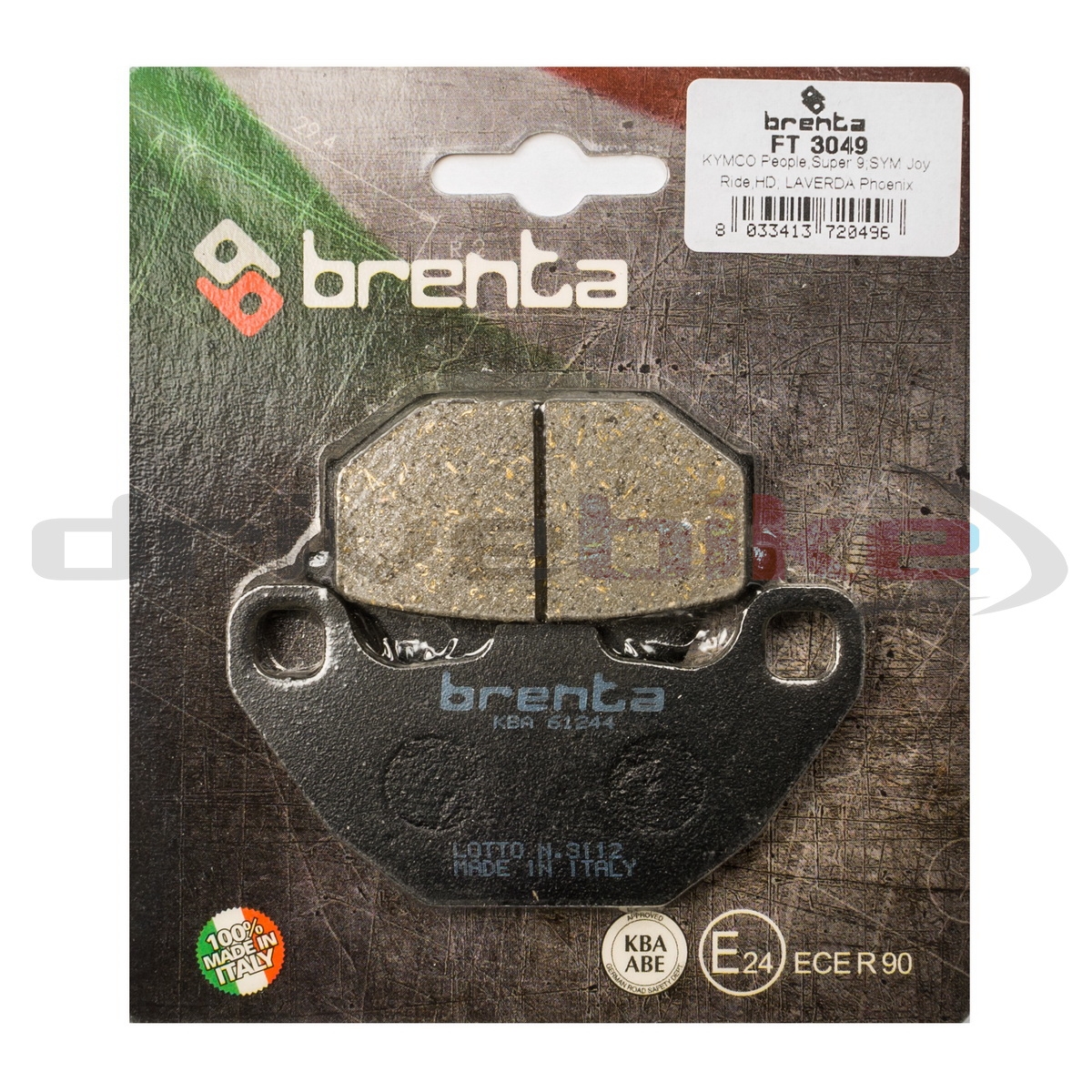 BRENTA FT3049 - тормозные накладки