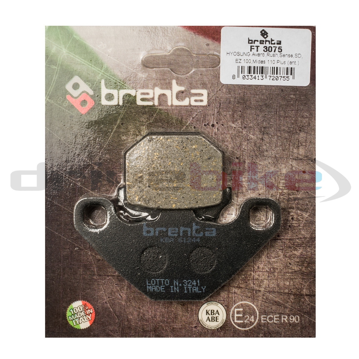 BRENTA FT3075 - тормозные накладки