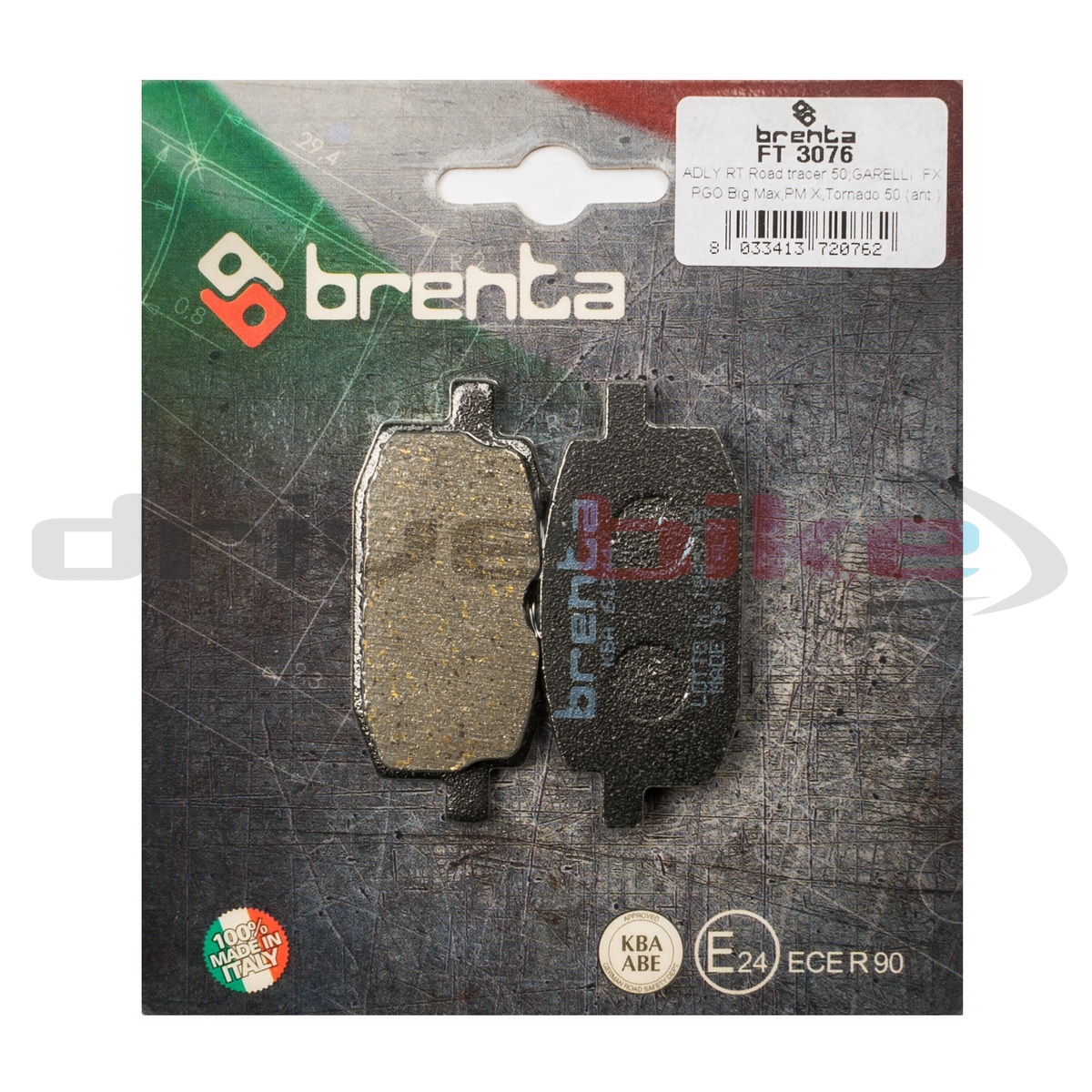 BRENTA FT3076 - тормозные накладки