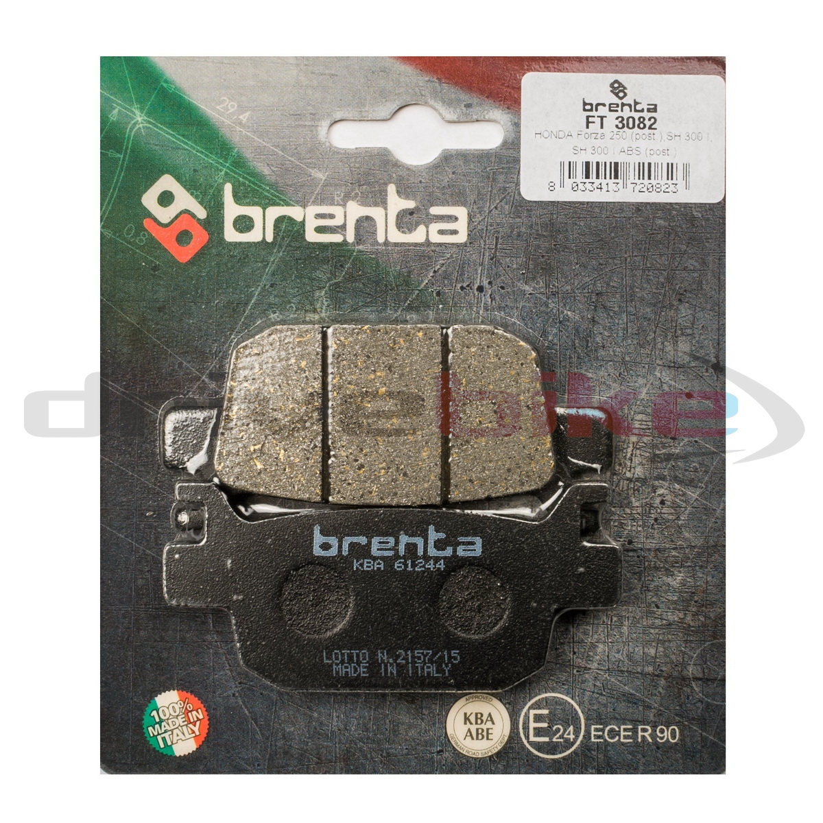 BRENTA FT3082 - тормозные накладки