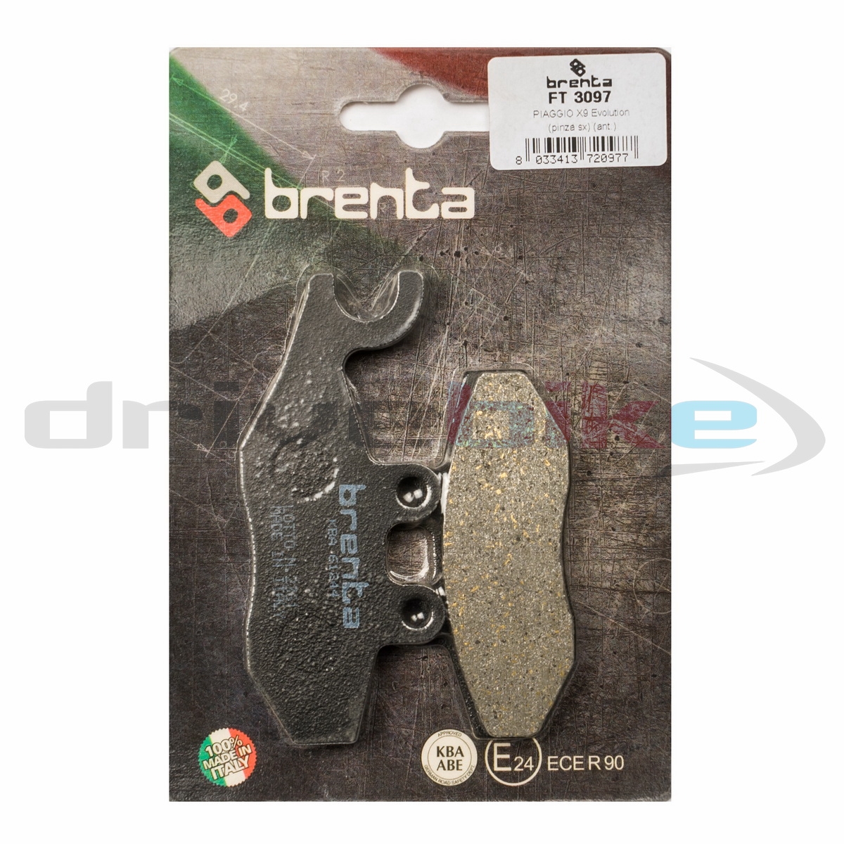 BRENTA FT3097 - тормозные накладки
