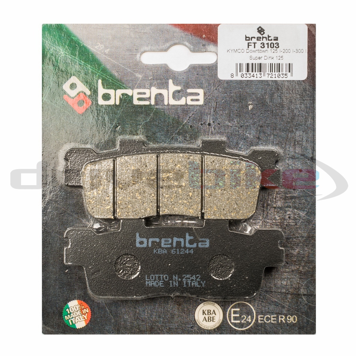 BRENTA FT3103 - тормозные накладки