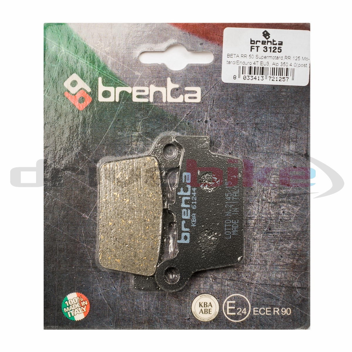 BRENTA FT3125 - тормозные накладки