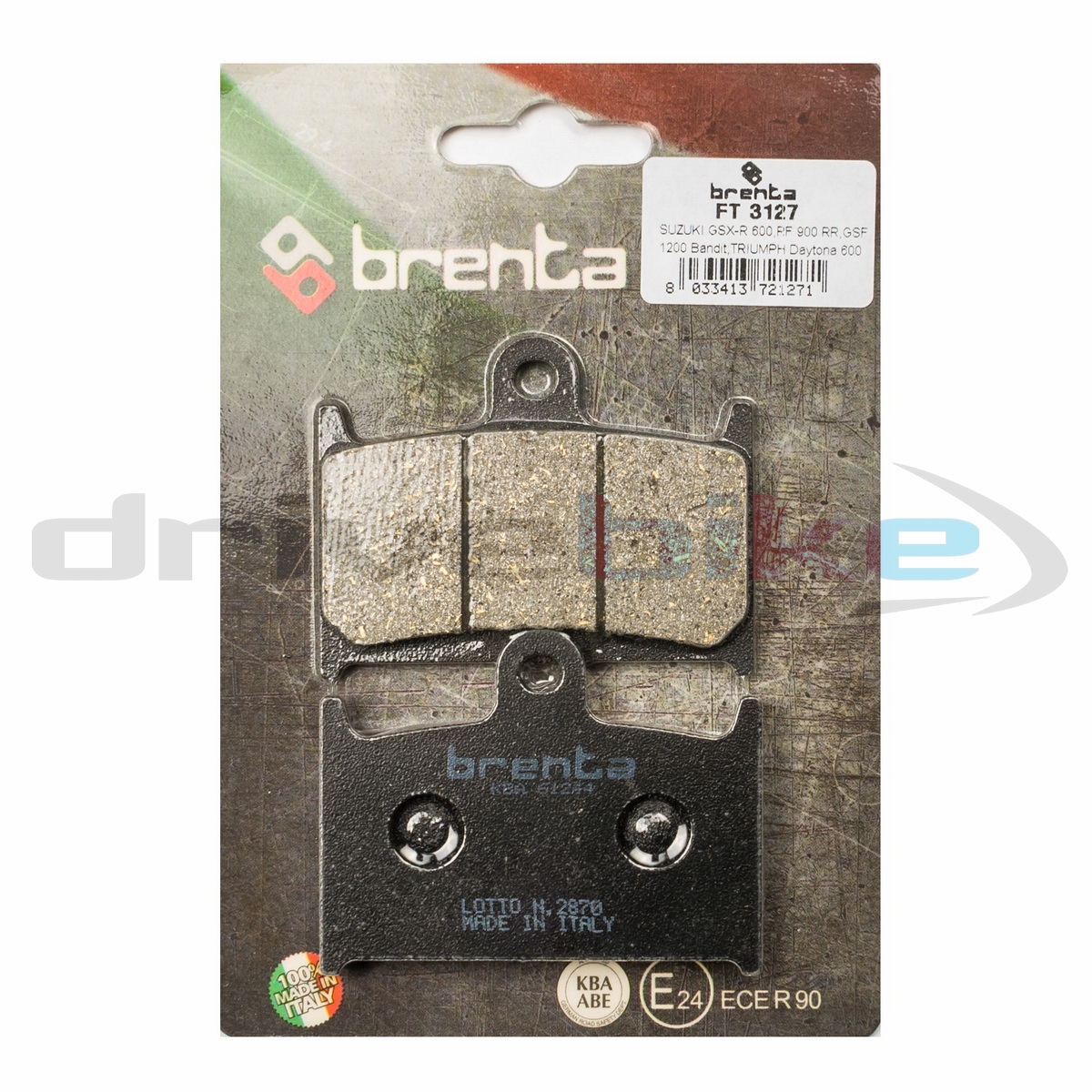 BRENTA FT3127 - тормозные накладки