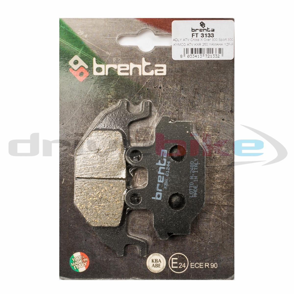 BRENTA FT3133 - тормозные накладки