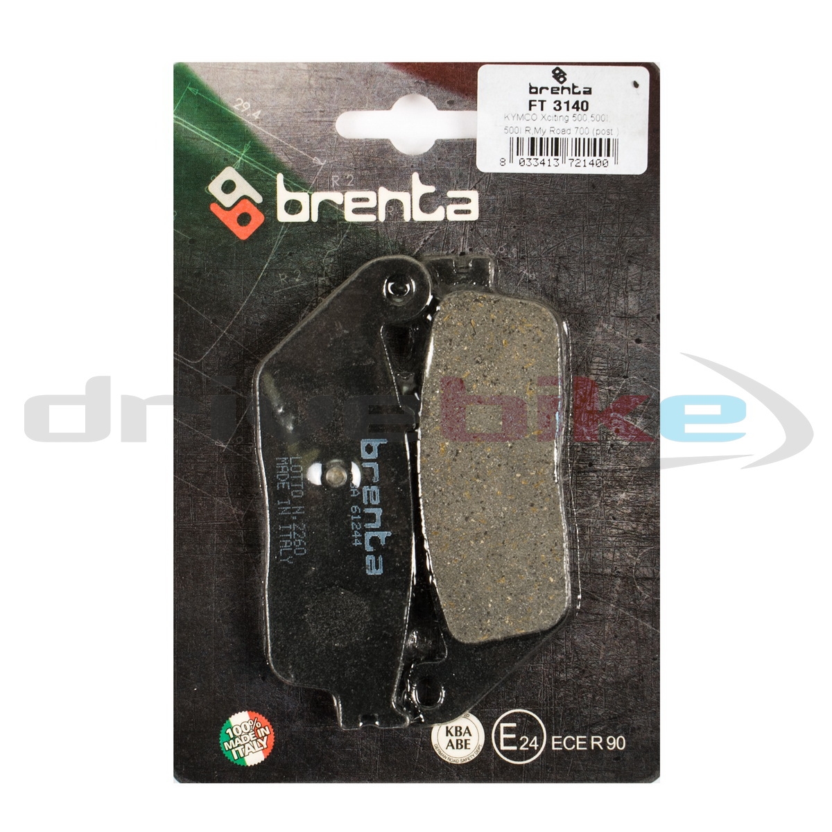 BRENTA FT3140 - тормозные накладки
