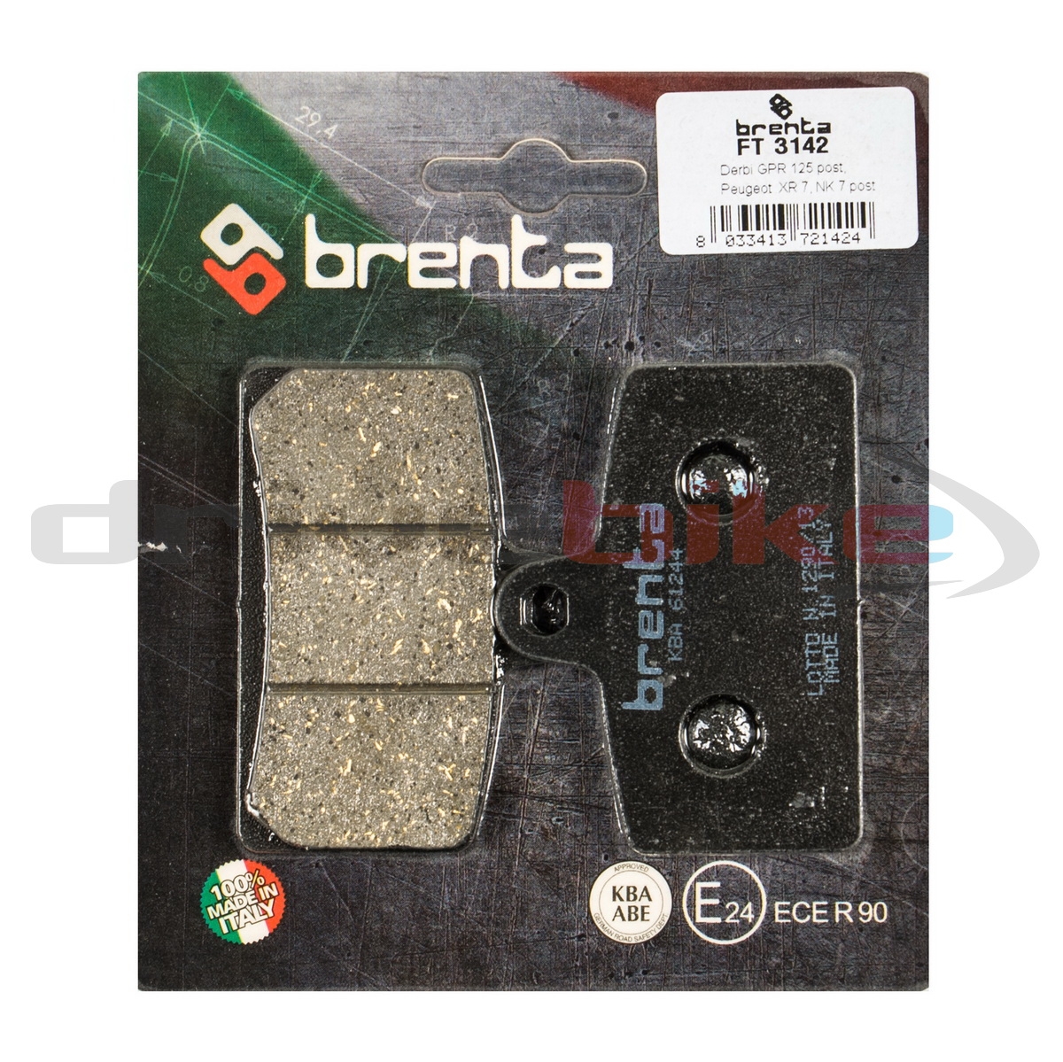 BRENTA FT3142 - тормозные накладки