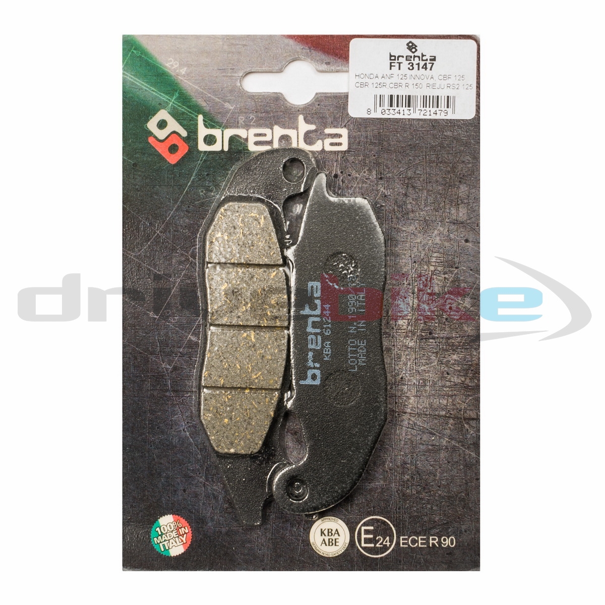 BRENTA FT3147 - тормозные накладки