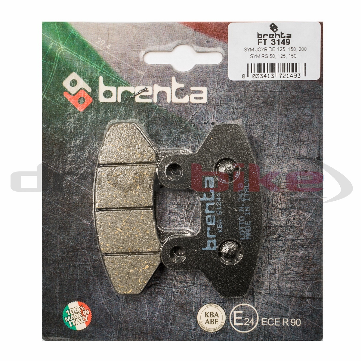 BRENTA FT3149 - тормозные накладки