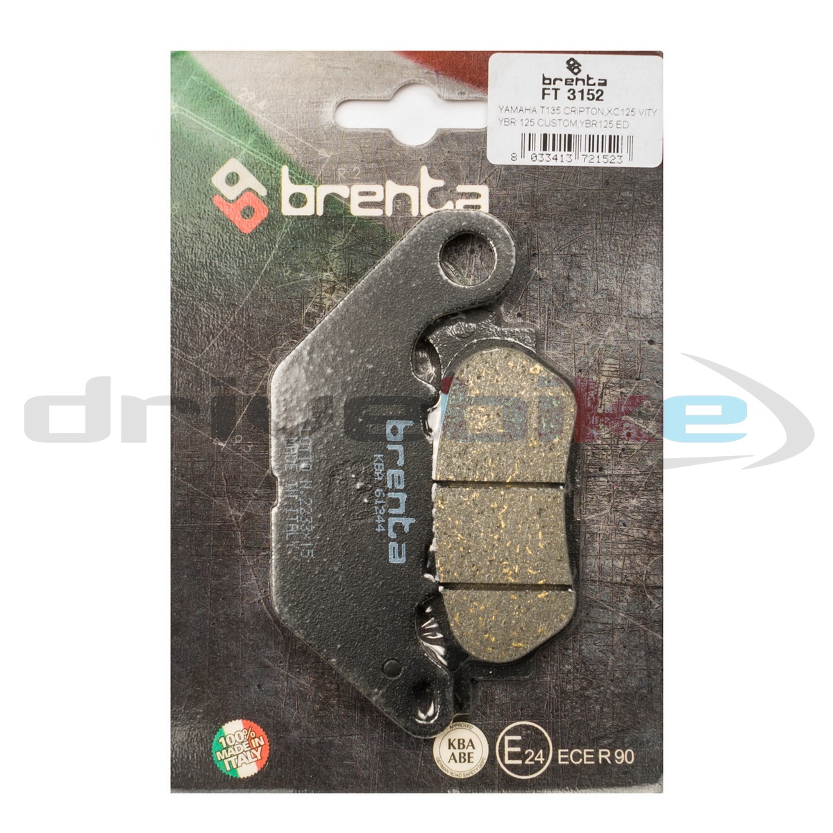 BRENTA FT3152 - тормозные накладки