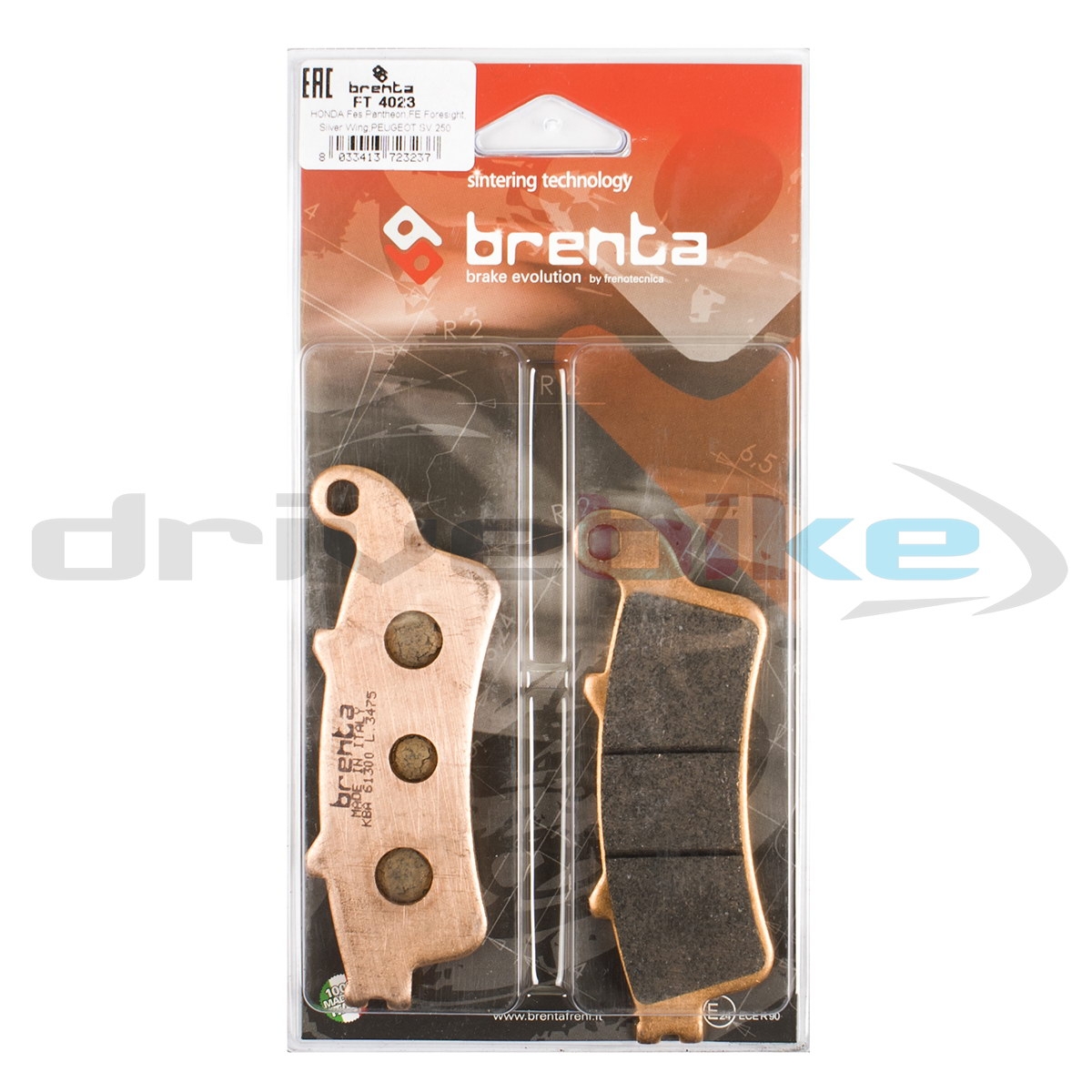 BRENTA FT4023 - тормозные накладки