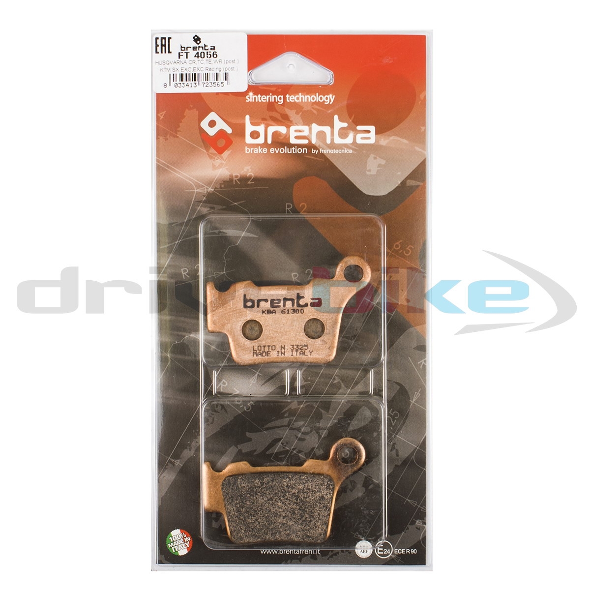 BRENTA FT4056 - тормозные накладки
