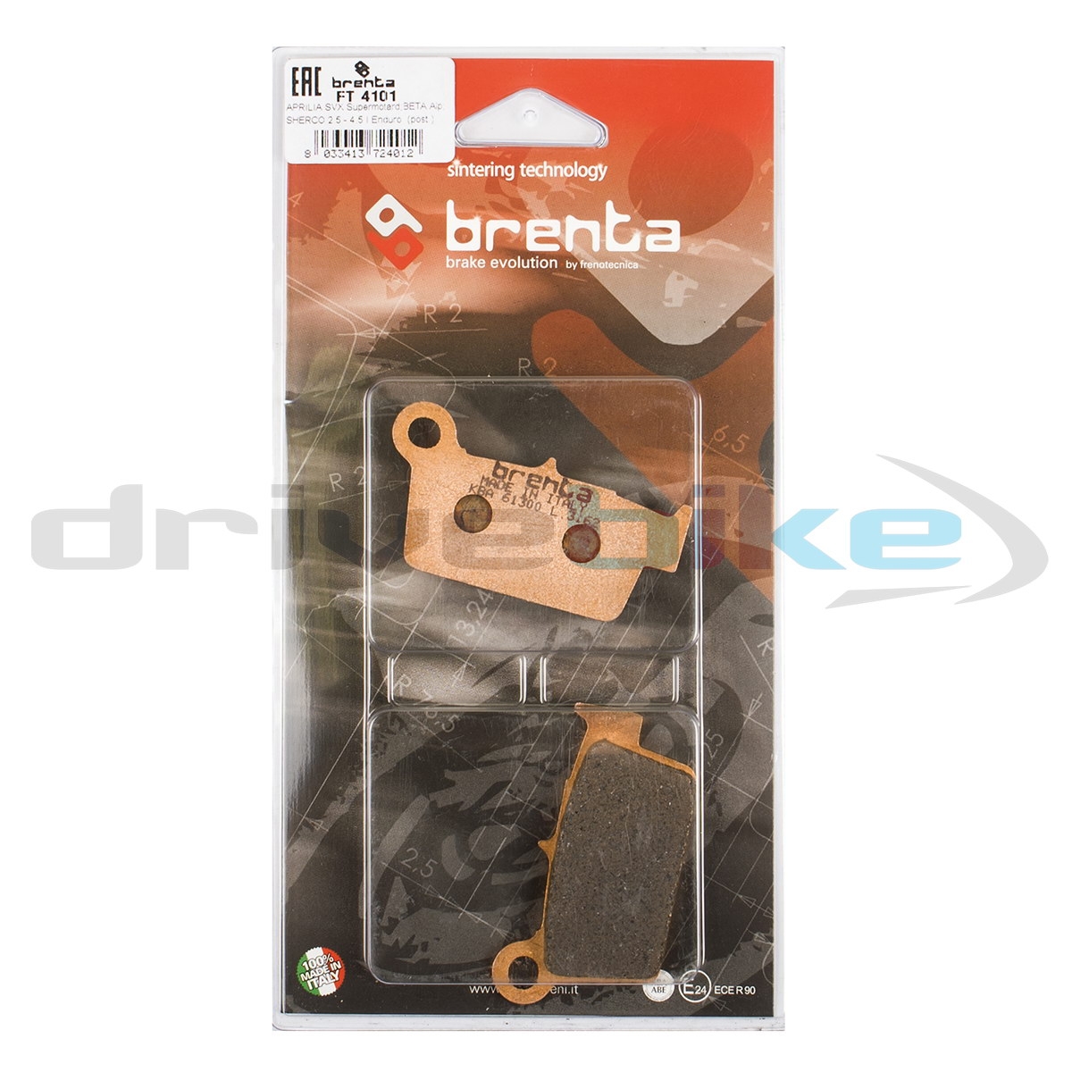 BRENTA FT4101 - тормозные накладки