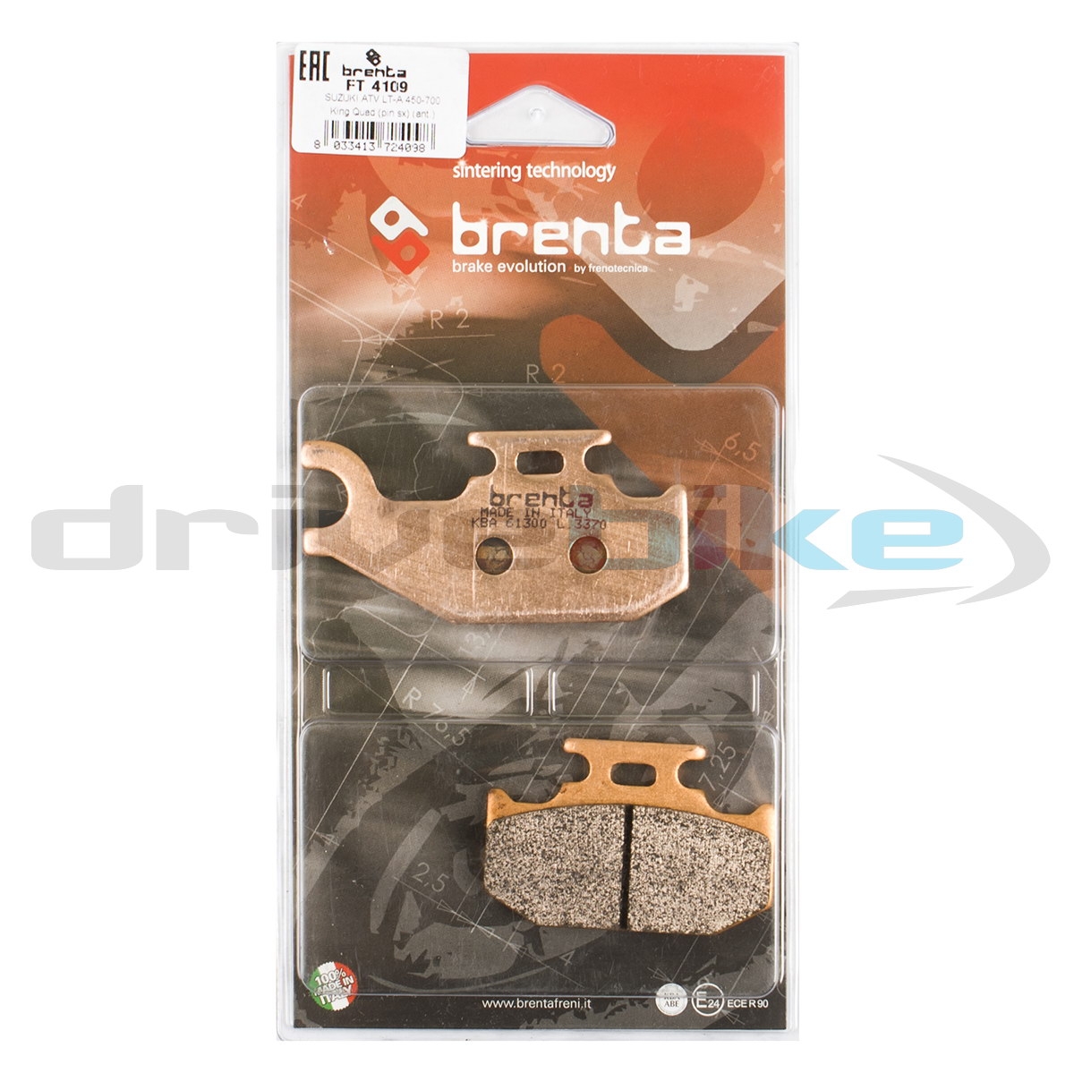 BRENTA FT4109 - тормозные накладки