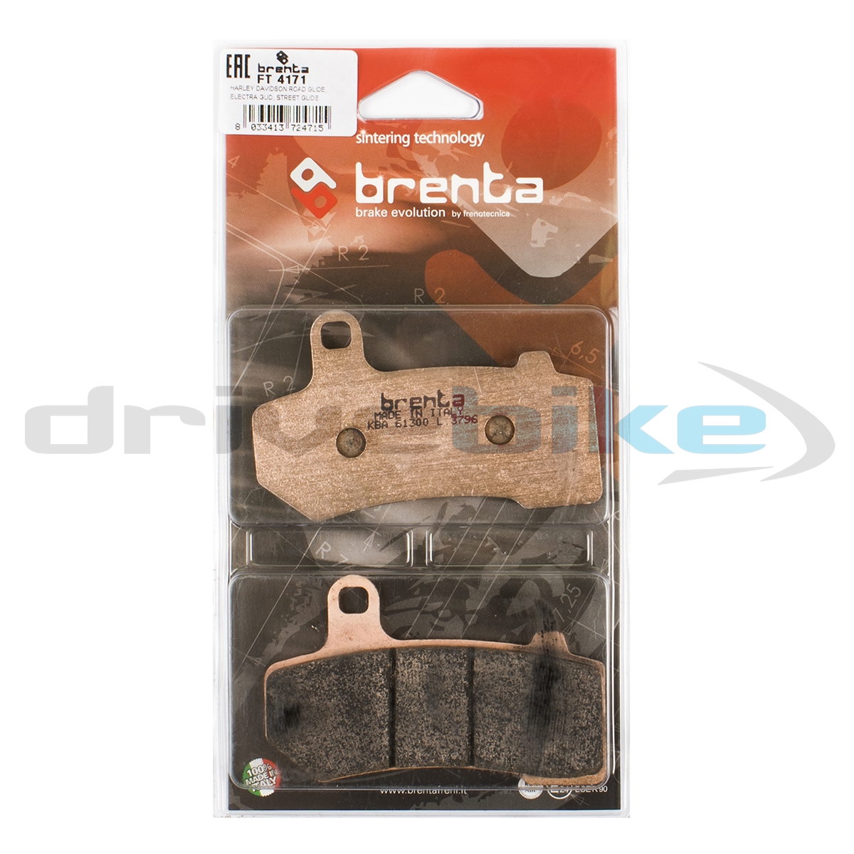 BRENTA FT4171 - тормозные накладки