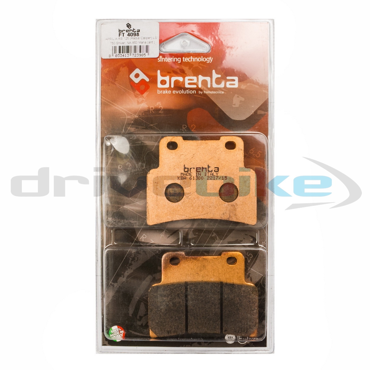 BRENTA FT4098 - тормозные накладки