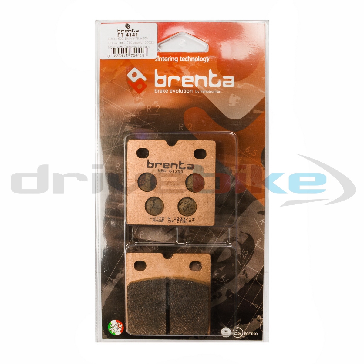 BRENTA FT4141 - тормозные накладки