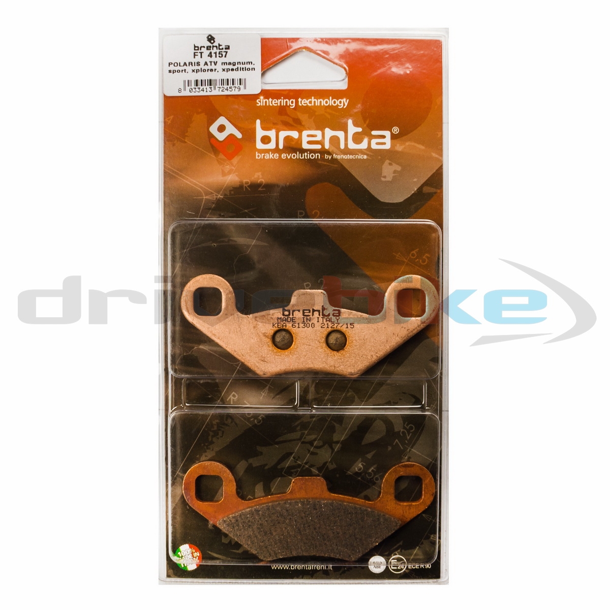 BRENTA FT4157 - тормозные накладки