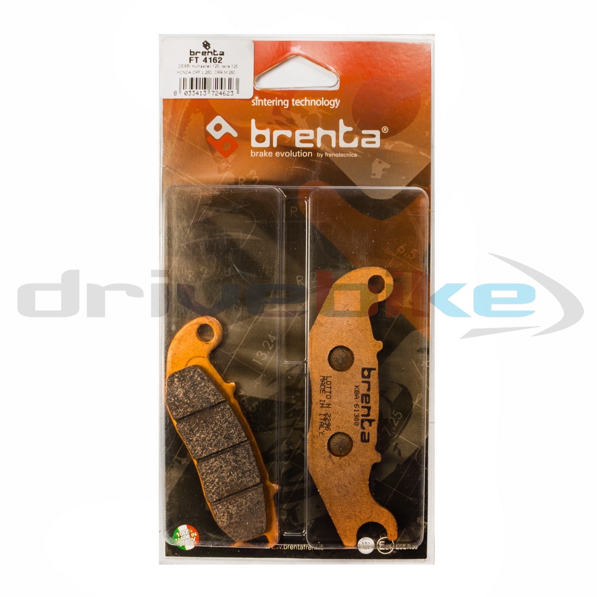 BRENTA FT4162 - тормозные накладки