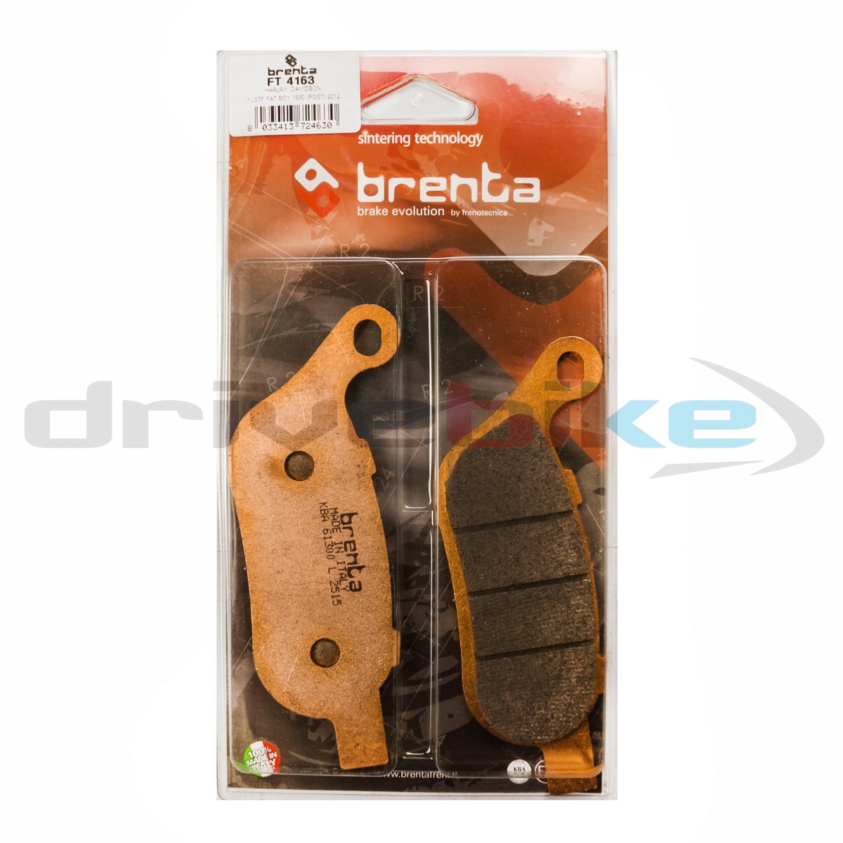BRENTA FT4163 - тормозные накладки