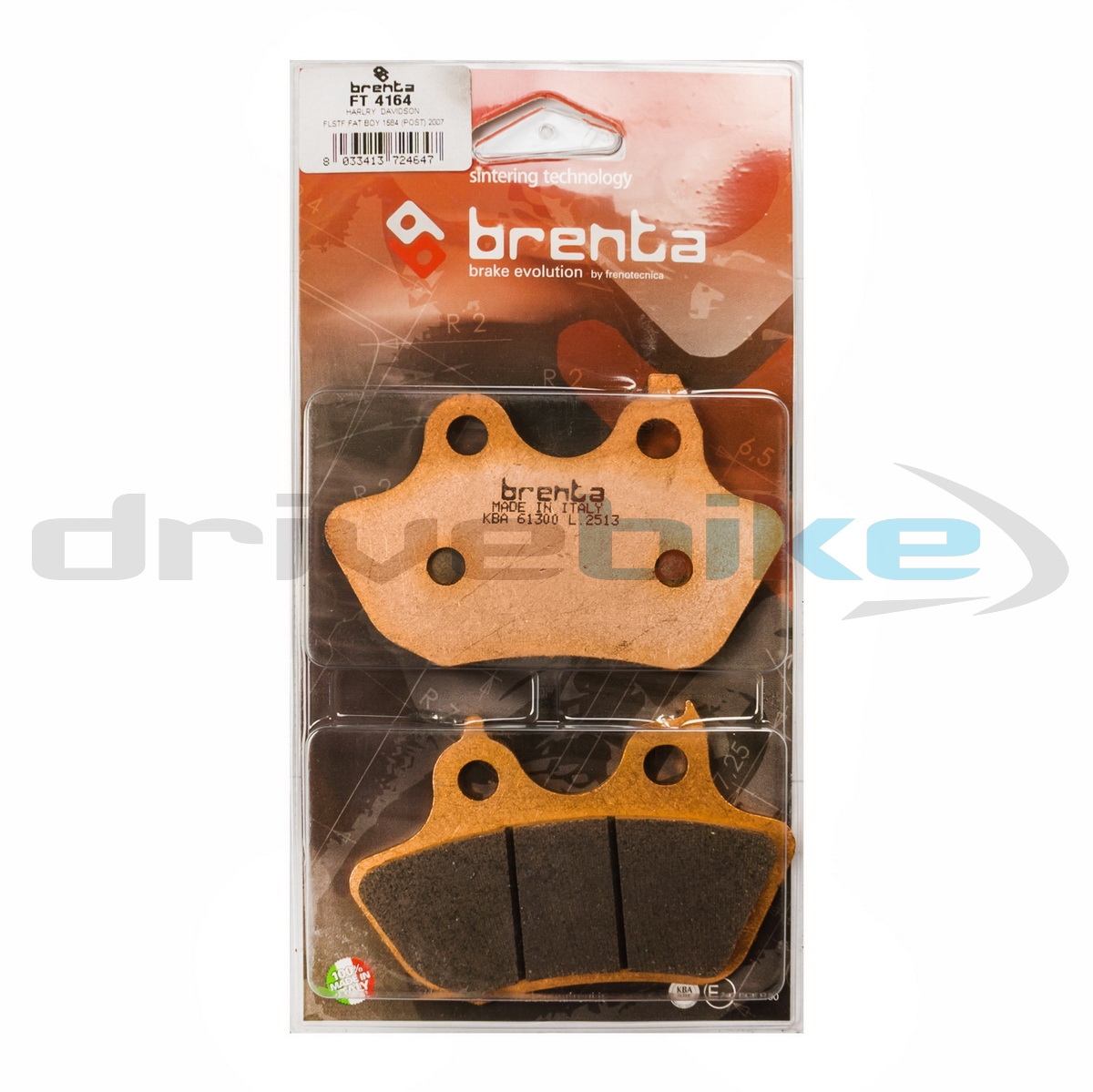 BRENTA FT4164 - тормозные накладки