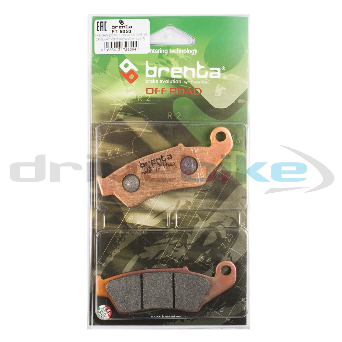 BRENTA FT6050 - тормозные накладки