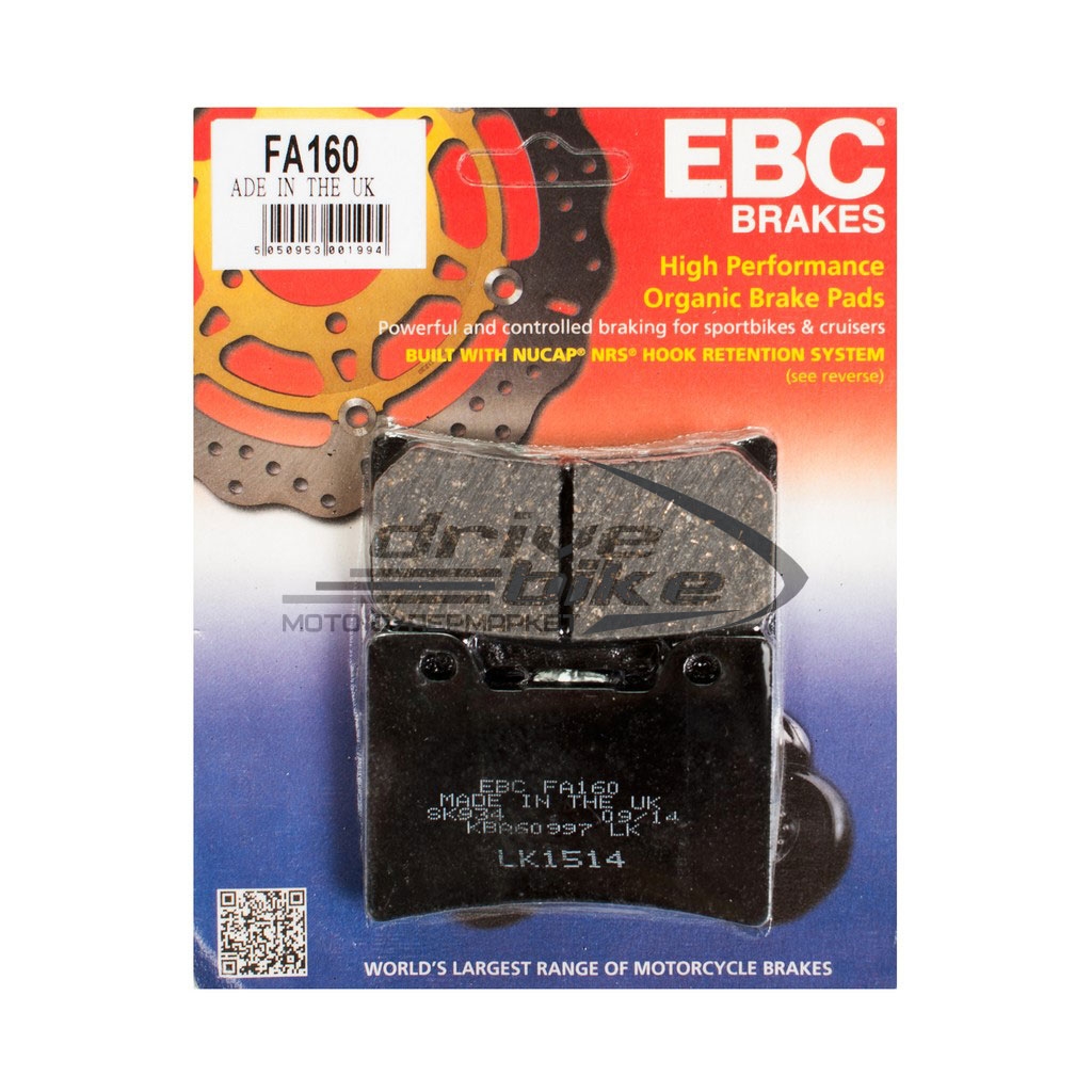 EBC FA160 - тормозные накладки