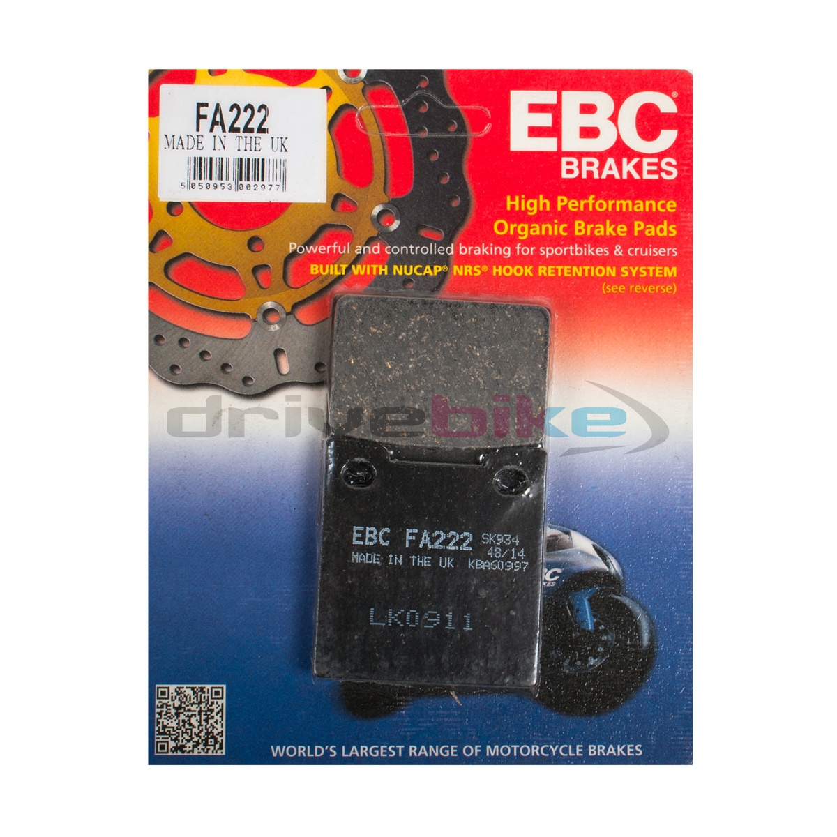 EBC FA222 - тормозные накладки