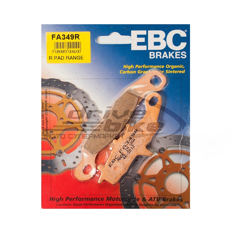 EBC FA349R - тормозные накладки