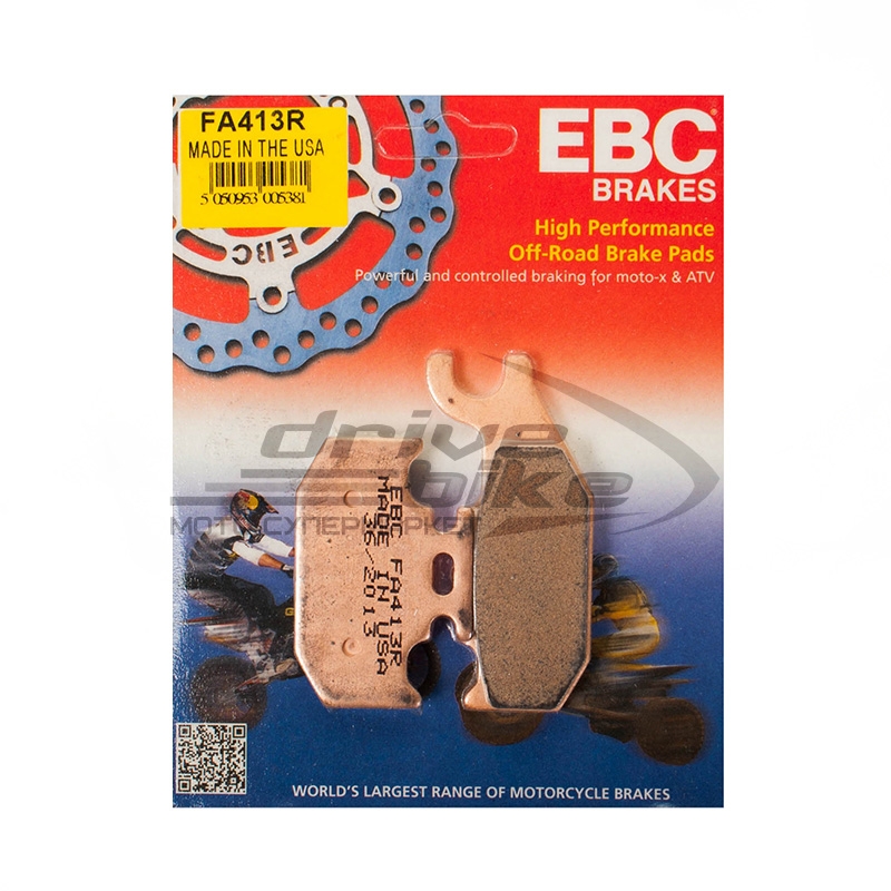 EBC FA413R - тормозные накладки