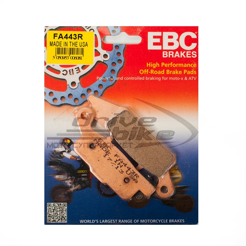 EBC FA443R - тормозные накладки