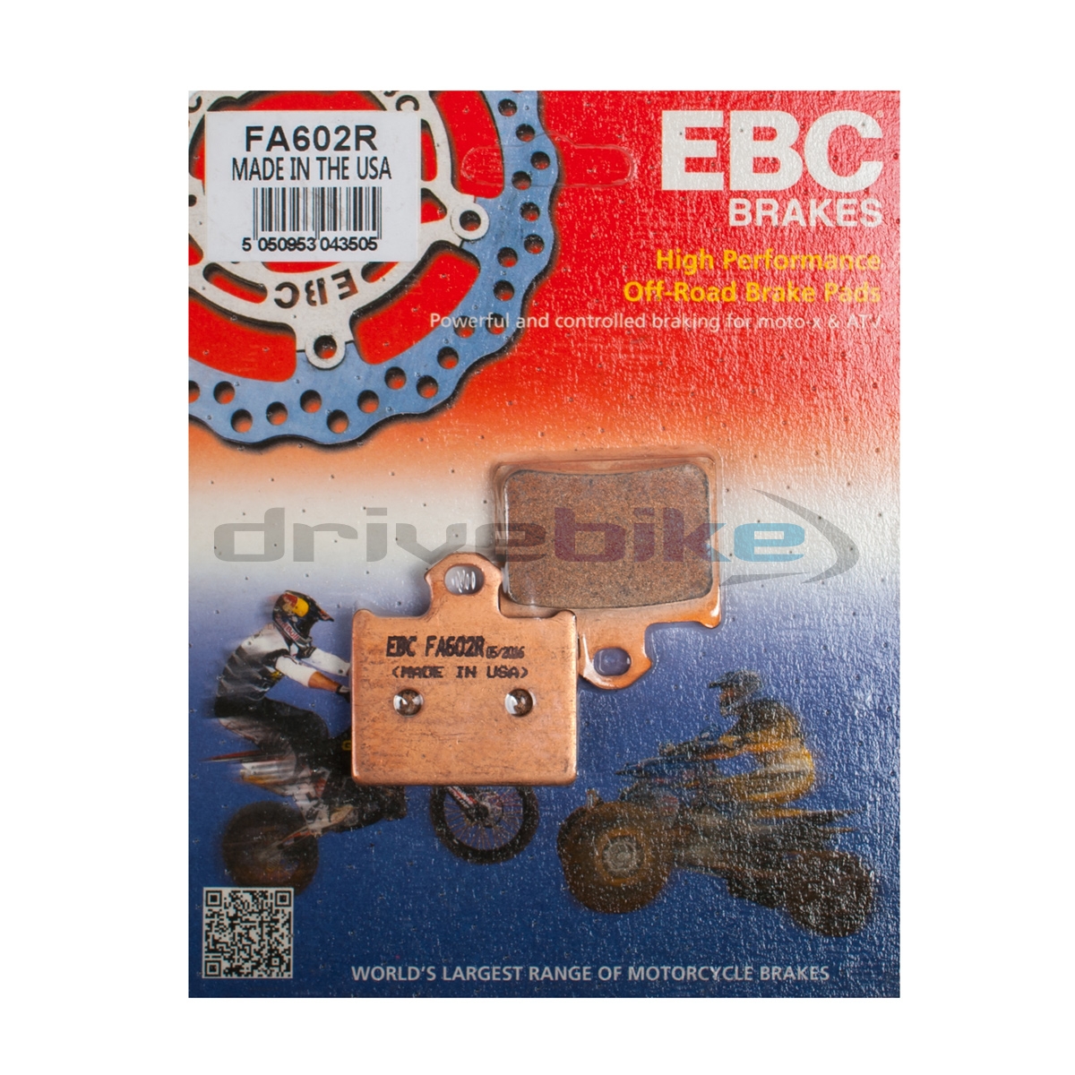 EBC FA602R - тормозные накладки