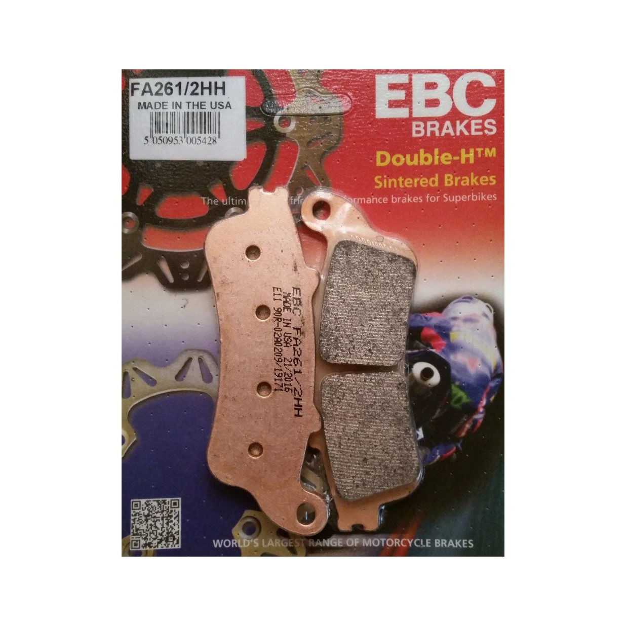 EBC FA261/2HH - тормозные накладки