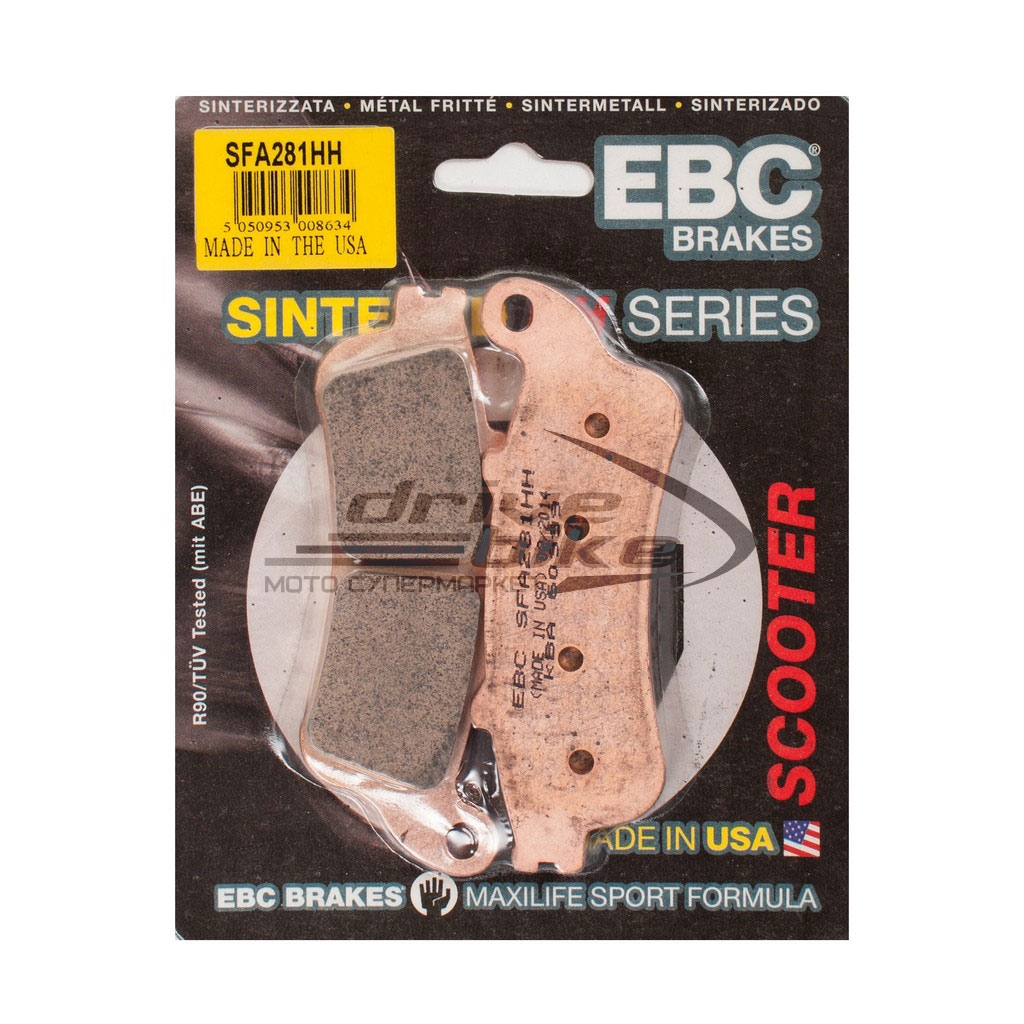 EBC SFA281HH - тормозные накладки (Scooter)