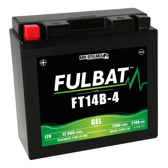 FULBAT YT14B-BS (YT14B-4) - аккумулятор GEL