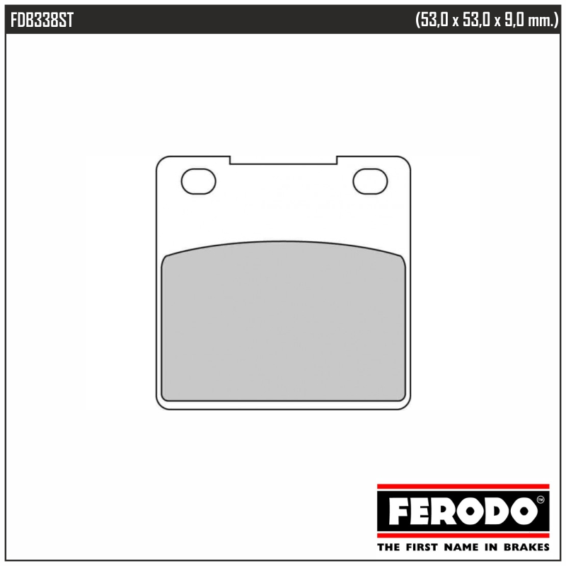 FERODO FDB338ST - тормозные накладки