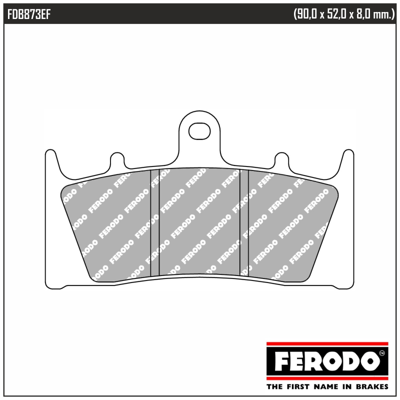 FERODO FDB873EF - тормозные накладки