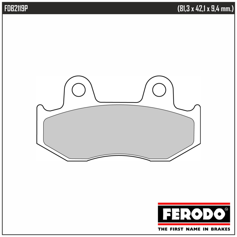 FERODO FDB2119P - тормозные накладки