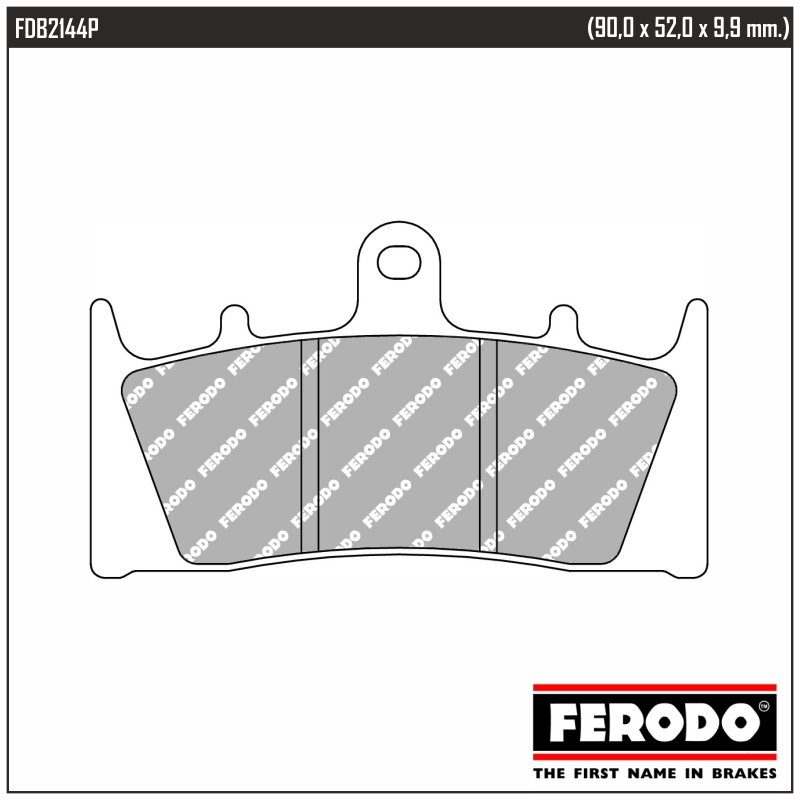 FERODO FDB2144P - тормозные накладки