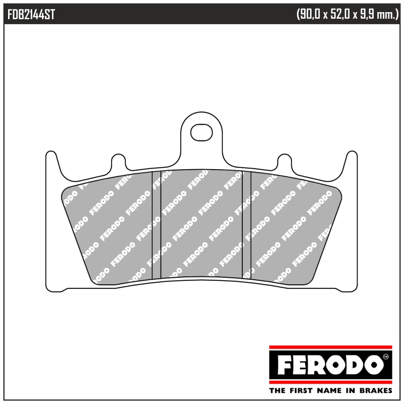 FERODO FDB2144ST - тормозные накладки