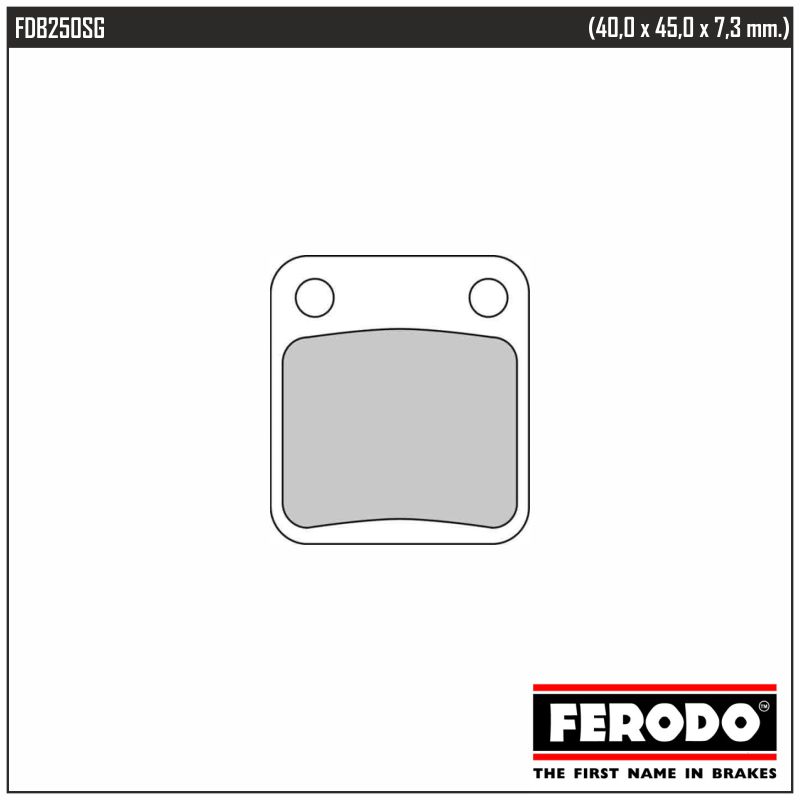 FERODO FDB250SG - тормозные накладки