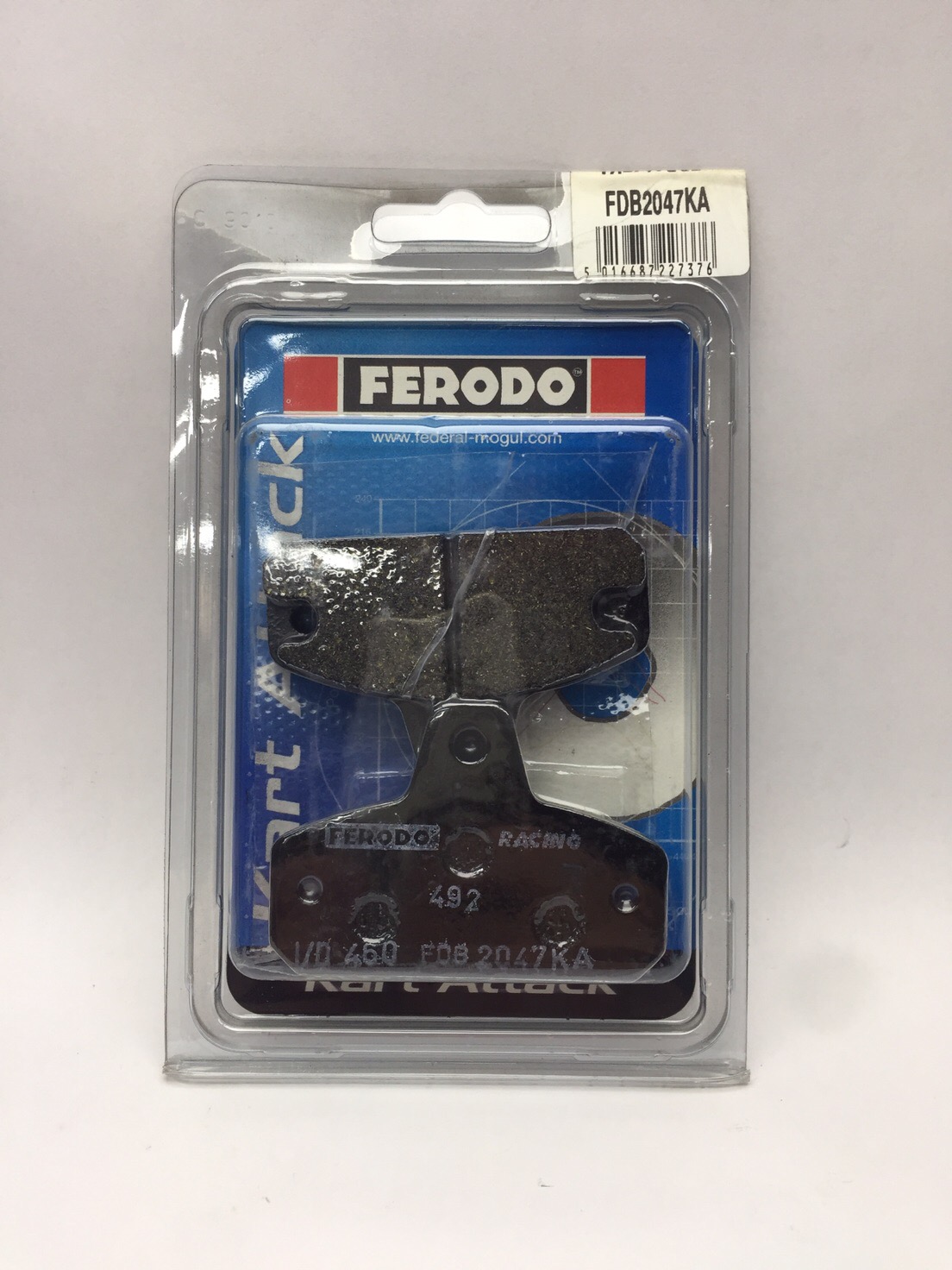 FERODO FDB2047KA - тормозные накладки (karting)