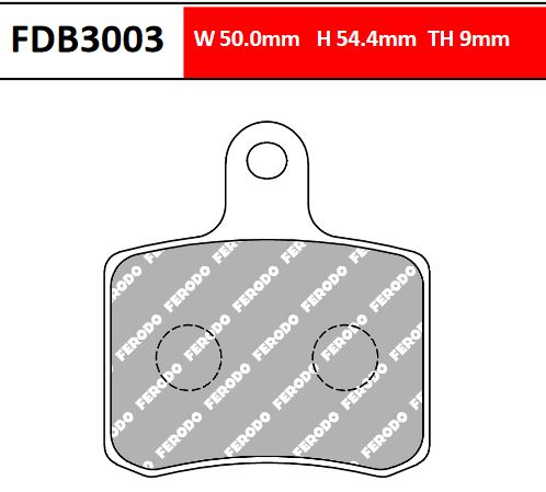 FERODO FDB3003KA - тормозные накладки (karting)