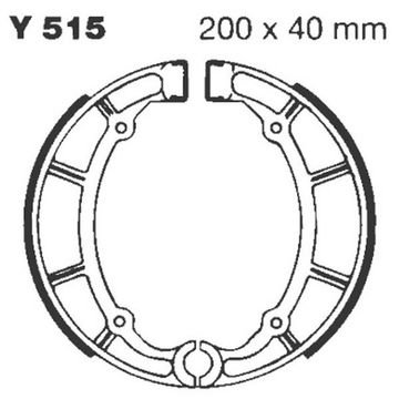 EBC Y515 - тормозные колодки барабанные
